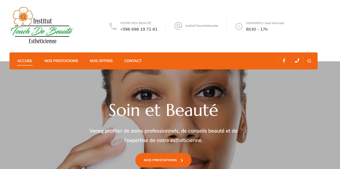 Touch de beauté Martinique site WEB